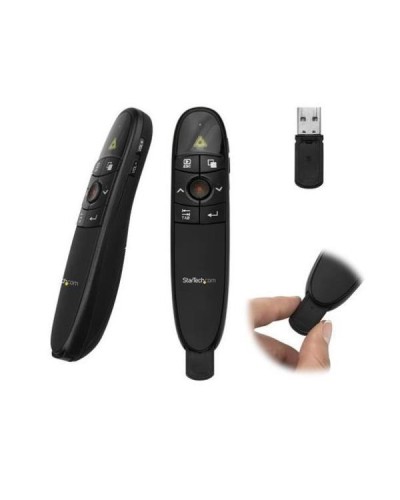Wireless Presentation Remote with Built-in Laser Pointer
